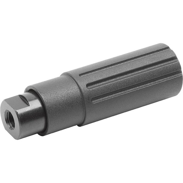 Kipp Cylinder Grip Revolving Size:1, Form:B D=M04, L1=40, Thermoplastic, Comp:Steel K1468.1104